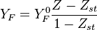 
Y_F=Y_F^0 \frac{Z-Z_{st}}{1-Z_{st}}
